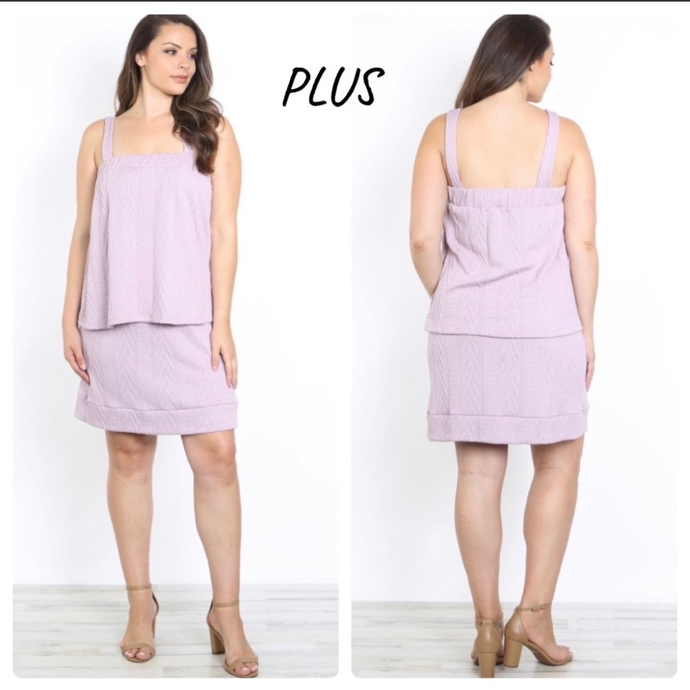 Gilli Boutique Beautiful Lavender Skirt & Top NWT